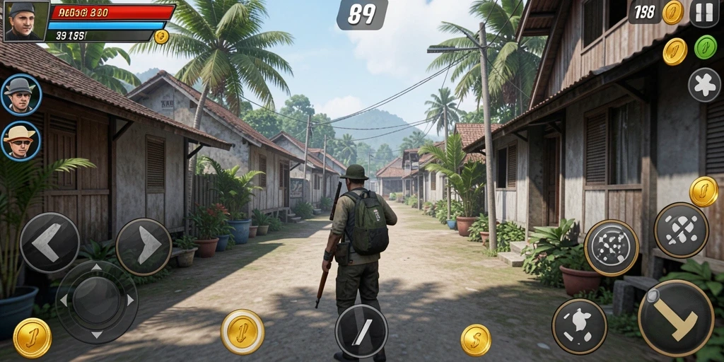 Tampilan menu utama yang menarik dan intuitif.