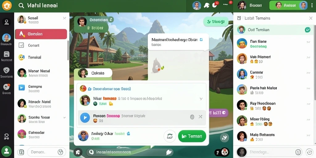 Menampilkan pemandangan indah kuil tradisional Jepang.