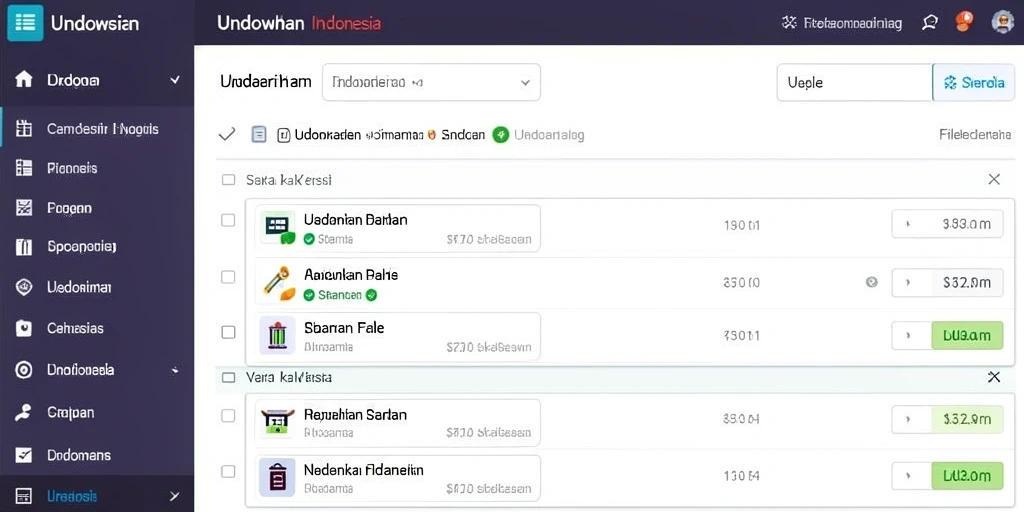 Tampilan awal yang menarik dan intuitif.